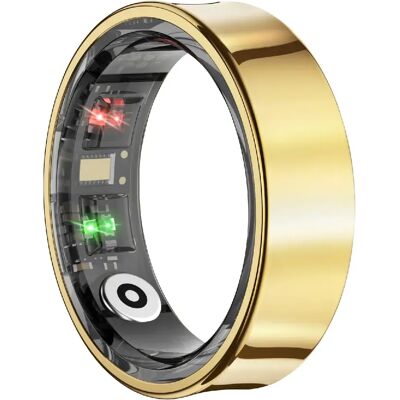 Avizar Bague Connectée Bluetooth Suivi santé Multisports Étanche Taille 67 Dorée - Publicité Avizar Bague Connectée Bluetooth Suivi santé Multisports Étanche Taille 67 Dorée - Publicité