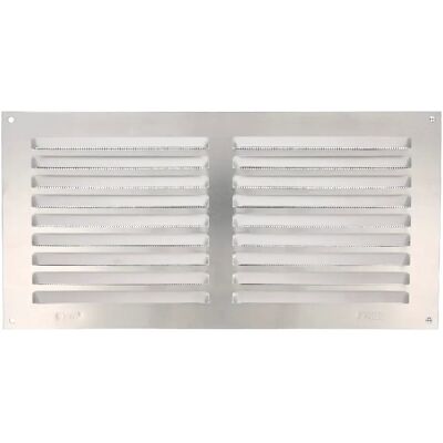 AMIG Grille d'aération avec moustiquaire 3 150 x 300 mm Aluminium Argent - Publicité AMIG Grille d'aération avec moustiquaire 3 150 x 300 mm Aluminium Argent - Publicité