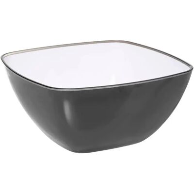 Five Simply Smart Saladier Carré Réutilisable Square 24cm Gris Charbon - Publicité Five Simply Smart Saladier Carré Réutilisable Square 24cm Gris Charbon - Publicité
