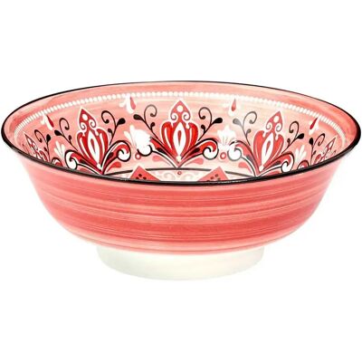 Paris Prix Saladier en Porcelaine Jaipur 21cm Rouge - Publicité Paris Prix Saladier en Porcelaine Jaipur 21cm Rouge - Publicité