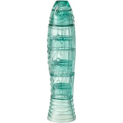 J-Line Verre empilable en poisson bleu azur 9x9x36 cm - Publicité J-Line Verre empilable en poisson bleu azur 9x9x36 cm - Publicité