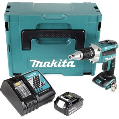Makita DFS 250 RG1J Tournevis à cloison sèche 18 V Brushless + 1x Batterie 6,0 Ah + Chargeur +Coffret de ransport Makpac - Publicité Makita DFS 250 RG1J Tournevis à cloison sèche 18 V Brushless + 1x Batterie 6,0 Ah + Chargeur +Coffret de ransport Makpac - Publicité