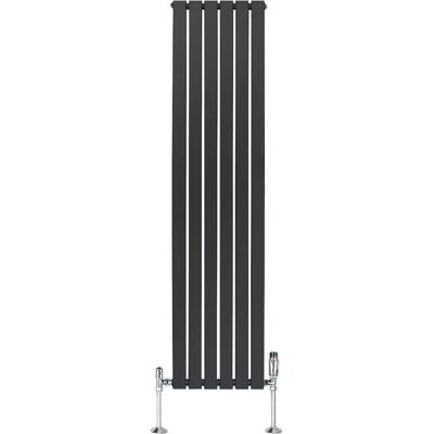 Monstershop Radiateur Plat à 1 Panneau & Vannes - 1800 x 420 mm - Gris Anthracite - Publicité Monstershop Radiateur Plat à 1 Panneau & Vannes - 1800 x 420 mm - Gris Anthracite - Publicité