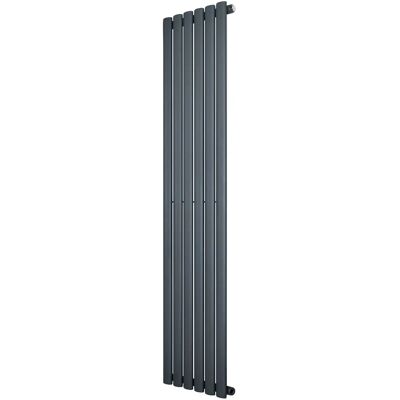 Monstershop Radiateur Ovale à 1 Panneau 1600 x 360 mm en Acier Gris Anthracite Horizontale - Publicité Monstershop Radiateur Ovale à 1 Panneau 1600 x 360 mm en Acier Gris Anthracite Horizontale - Publicité