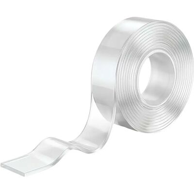 Avizar Ruban Adhésif Nano Tape Fixation Double-face 3cm x 2m et sans Perçage Transparent - Publicité Avizar Ruban Adhésif Nano Tape Fixation Double-face 3cm x 2m et sans Perçage Transparent - Publicité