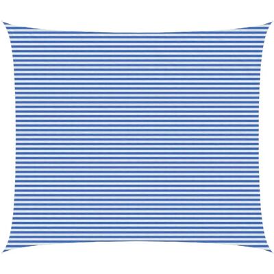 vidaXL Voile d'ombre Bleu et Blanc 6 x 7 m HDPE - Publicité vidaXL Voile d'ombre Bleu et Blanc 6 x 7 m HDPE - Publicité