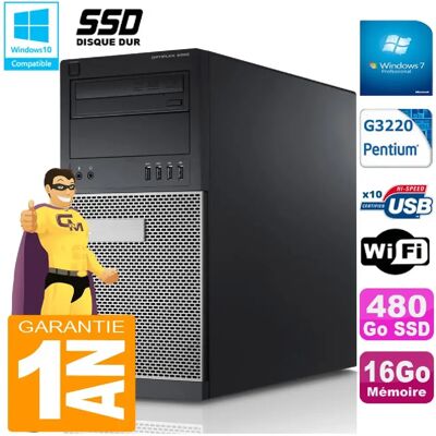 Dell - 9020 - Intel G3220 - 16GB RAM - Ordinateur de bureau - Publicité Dell - 9020 - Intel G3220 - 16GB RAM - Ordinateur de bureau - Publicité