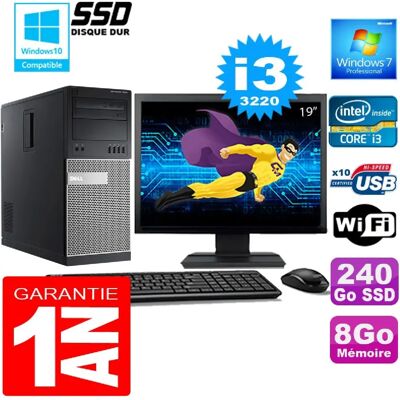 Dell - 7010 - Core i3-3220 - 8GB RAM - Desktop computer - Publicité Dell - 7010 - Core i3-3220 - 8GB RAM - Desktop computer - Publicité