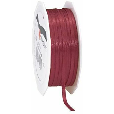 Ruban Satin Bordeaux C.E. Pattberg - 50 m, 3 mm - Publicité Ruban Satin Bordeaux C.E. Pattberg - 50 m, 3 mm - Publicité