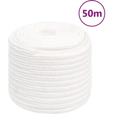 vidaXL Corde de Bateau Blanche 16 mm 50 m Polypropylène - Corde de Bateau - Publicité vidaXL Corde de Bateau Blanche 16 mm 50 m Polypropylène - Corde de Bateau - Publicité