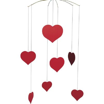 Flensted Mobiles Happy Hearts - Publicité Flensted Mobiles Happy Hearts - Publicité
