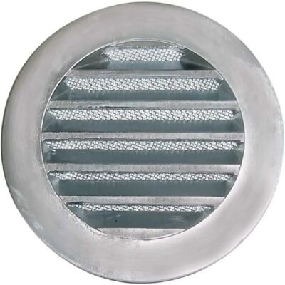 Unelvent grille ronde aluminium - Ø 132 mm - Publicité Unelvent grille ronde aluminium - Ø 132 mm - Publicité