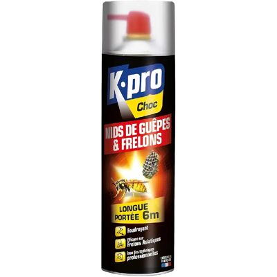 Générique Aérosol foudroyant choc nids de guêpes et frelons 500ml, Jet longue portée jusqu'à 6 mètres - Publicité Générique Aérosol foudroyant choc nids de guêpes et frelons 500ml, Jet longue portée jusqu'à 6 mètres - Publicité