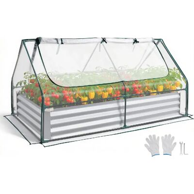 VEVOR YJ-ZZC016 - Argenté - 180x90x30 cm - Publicité VEVOR YJ-ZZC016 - Argenté - 180x90x30 cm - Publicité