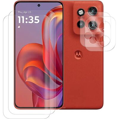 2 Verre Trempé incurvé pour Motorola Edge 50 NEO 5G 6,4"+ 2 Verre camera - Visiodirect - - Publicité 2 Verre Trempé incurvé pour Motorola Edge 50 NEO 5G 6,4"+ 2 Verre camera - Visiodirect - - Publicité