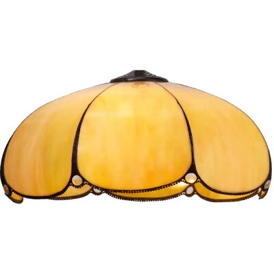 Fijalo - Abat-jour Tiffany série Virginia 45cm - Luminaire plafond - Publicité Fijalo - Abat-jour Tiffany série Virginia 45cm - Luminaire plafond - Publicité