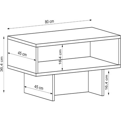 Helloshop26 Table basse avec rangement 37 x 80 x 45 cm blanc marbre - Publicité Helloshop26 Table basse avec rangement 37 x 80 x 45 cm blanc marbre - Publicité