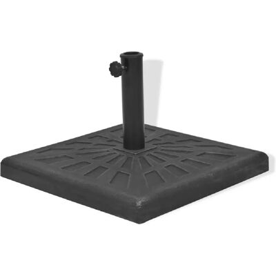 HELLOSHOP26 - Support de parasol - Résine résistante, Noir - 19kg - Publicité HELLOSHOP26 - Support de parasol - Résine résistante, Noir - 19kg - Publicité