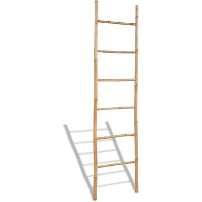 HelloShop26 - Bamboo Towel Ladder - Taille 50x190 cm - Rack - Publicité HelloShop26 - Bamboo Towel Ladder - Taille 50x190 cm - Rack - Publicité