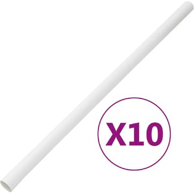 vidaXL Goulottes - Ø30 mm, 10 m, Blanc - Goulottes - Publicité vidaXL Goulottes - Ø30 mm, 10 m, Blanc - Goulottes - Publicité