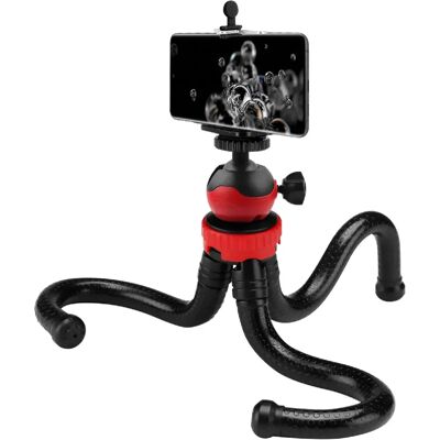 Support Octopus pour téléphone / GoPro Flexible 360 Rotatif et Mode Trépied - Publicité Support Octopus pour téléphone / GoPro Flexible 360 Rotatif et Mode Trépied - Publicité