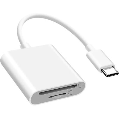 Lecteur de cartes universel Avizar - Micro SD/SD/TF, USB-C, Blanc - Publicité Lecteur de cartes universel Avizar - Micro SD/SD/TF, USB-C, Blanc - Publicité
