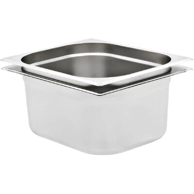 Conteneurs Gastronorm vidaXL GN 1/2 150mm Acier inoxydable - Plateaux empilables - Publicité Conteneurs Gastronorm vidaXL GN 1/2 150mm Acier inoxydable - Plateaux empilables - Publicité