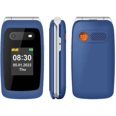 Yonis Téléphone portable - Bleu - Publicité Yonis Téléphone portable - Bleu - Publicité