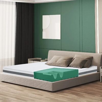 Matelas Orthopédique 100x195 The White Stone - Mousse Antibactérienne, Hypoallergénique - Publicité Matelas Orthopédique 100x195 The White Stone - Mousse Antibactérienne, Hypoallergénique - Publicité