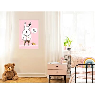 Artgeist Rabbit's Friend - Vertical 20x30 - Publicité Artgeist Rabbit's Friend - Vertical 20x30 - Publicité