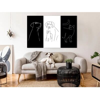 Artgeist Tableau Domestic Animals 60x40 - Publicité Artgeist Tableau Domestic Animals 60x40 - Publicité