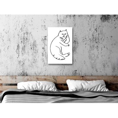 Artgeist Cat Relaxing 40x60 - Publicité Artgeist Cat Relaxing 40x60 - Publicité