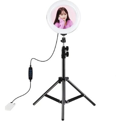 Yonis Ring Light LED 20cm Avec Trépied USB - Publicité Yonis Ring Light LED 20cm Avec Trépied USB - Publicité