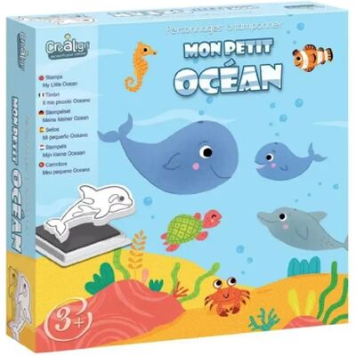 Crealign Coffret tampons Mon petit océan - 10 pièces - Publicité Crealign Coffret tampons Mon petit océan - 10 pièces - Publicité