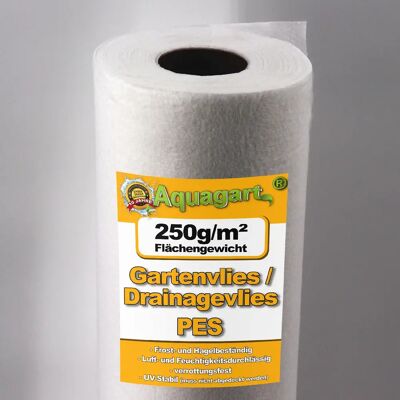 AQUAGART - Tissu géotextile 120m² - Résistant UV, 250g/m² - Publicité AQUAGART - Tissu géotextile 120m² - Résistant UV, 250g/m² - Publicité