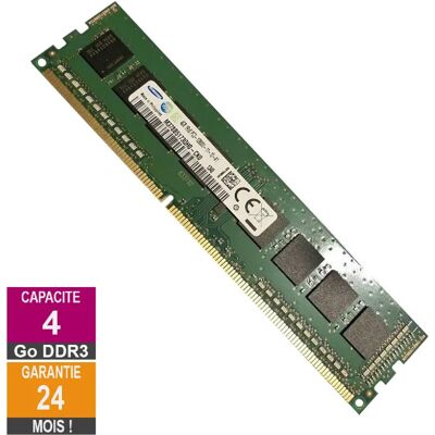 Samsung M378B5173QH0-CK0 4Go 1600MHz DDR3 - Publicité Samsung M378B5173QH0-CK0 4Go 1600MHz DDR3 - Publicité