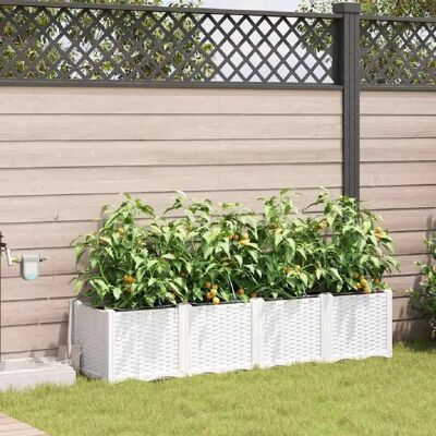 Pots de jardin VidaXL avec système d'arrosage automatique - Rectangulaires - 4 pièces - Publicité Pots de jardin VidaXL avec système d'arrosage automatique - Rectangulaires - 4 pièces - Publicité