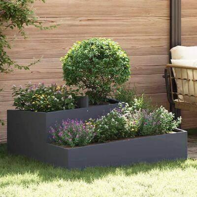 VidaXL Pot de Jardin Rectangulaire en Métal - Publicité VidaXL Pot de Jardin Rectangulaire en Métal - Publicité