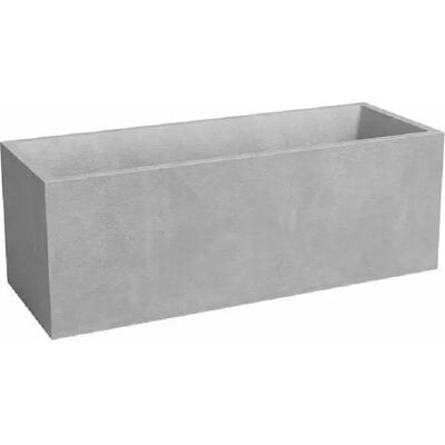 Artevasi Sydney 80 cm Jardinière rectangulaire 57L plastique gris clair - Publicité Artevasi Sydney 80 cm Jardinière rectangulaire 57L plastique gris clair - Publicité