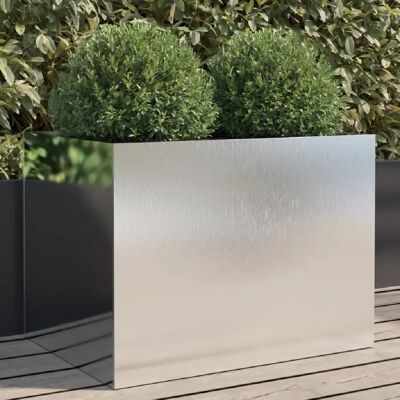 vidaXL - Planter - Argent - 62x47x46 cm - Planter - Publicité vidaXL - Planter - Argent - 62x47x46 cm - Planter - Publicité