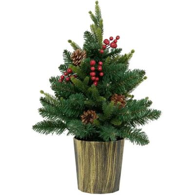 ATMOSPHERA Sapin de Noël Lumineux en Pot Kappi 50cm Vert - Publicité ATMOSPHERA Sapin de Noël Lumineux en Pot Kappi 50cm Vert - Publicité