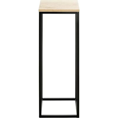 Pegane Support de jardinière carrée - Chêne et noir - Publicité Pegane Support de jardinière carrée - Chêne et noir - Publicité
