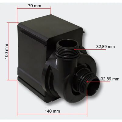 Pompe bassin Eco 4500 l/h 30W – Helloshop26 - Publicité Pompe bassin Eco 4500 l/h 30W – Helloshop26 - Publicité