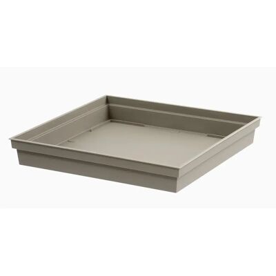 EDA Plastiques EDA Soucoupe Toscane Carrée 32 cm Taupe - Publicité EDA Plastiques EDA Soucoupe Toscane Carrée 32 cm Taupe - Publicité