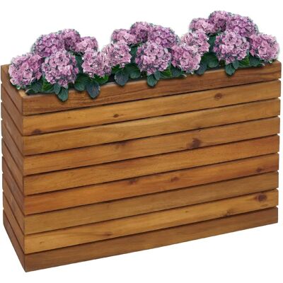 Mendler Jardinière carrée - Brun - Publicité Mendler Jardinière carrée - Brun - Publicité