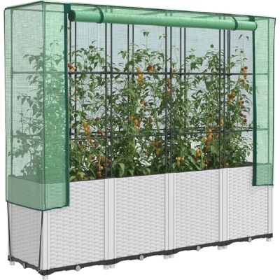 vidaXL Bac à plantes avec abri - Jardin - Publicité vidaXL Bac à plantes avec abri - Jardin - Publicité