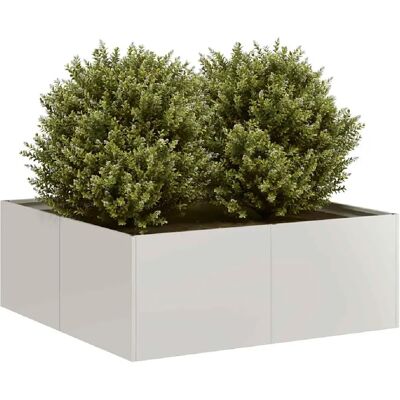 vidaXL Pot de Fleurs en Acier Inoxydable 80x80x30 cm - Extérieur - Publicité vidaXL Pot de Fleurs en Acier Inoxydable 80x80x30 cm - Extérieur - Publicité