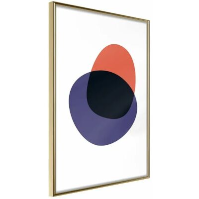 Affiche Artgeist - Blanc, Orange, Violet, Noir - 40x60 - Affiche - Publicité Affiche Artgeist - Blanc, Orange, Violet, Noir - 40x60 - Affiche - Publicité