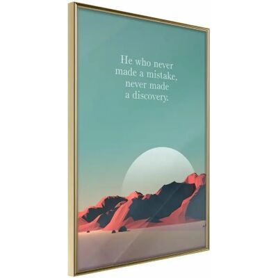 Affiche Artgeist Discovery - Cadre Doré 40x60cm - Type de produit - Publicité Affiche Artgeist Discovery - Cadre Doré 40x60cm - Type de produit - Publicité