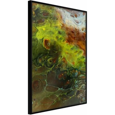 Paris Prix Affiche Encadrée Turbulent Green - 30x45 cm - Multicolore - Publicité Paris Prix Affiche Encadrée Turbulent Green - 30x45 cm - Multicolore - Publicité